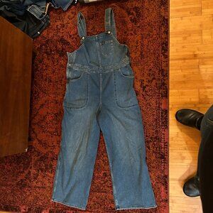 Lee 1940 Factory Denim Overalls Size XL